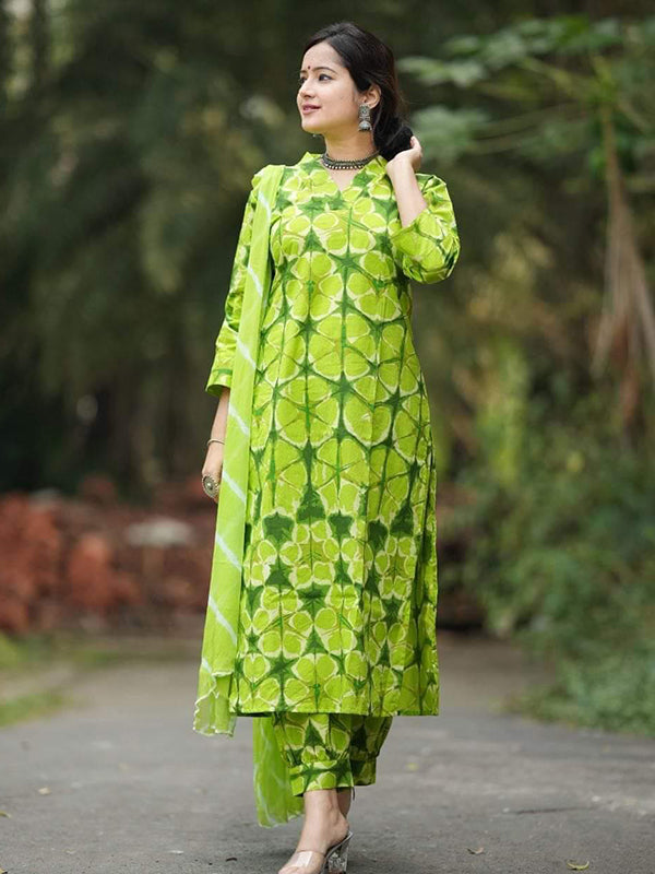 Shop Lime Green Silk Embroidered Kurta & Pant Set by BRIH at House of  Designers – HOUSE OF DESIGNERS